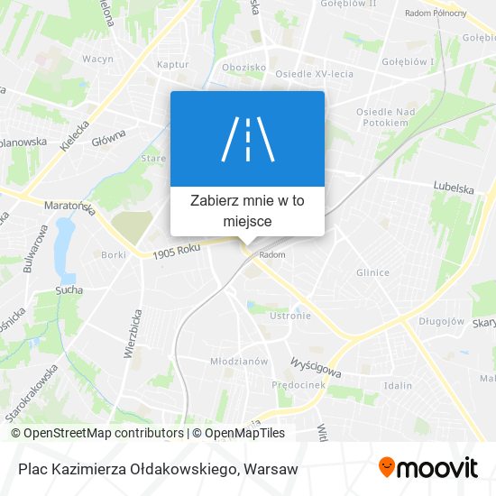 Mapa Plac Kazimierza Ołdakowskiego