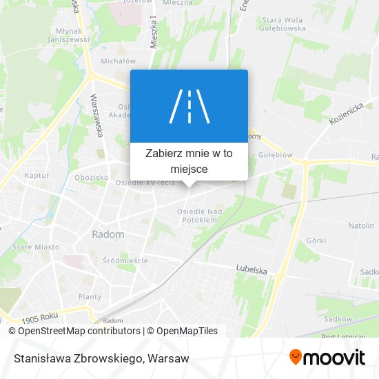 Mapa Stanisława Zbrowskiego