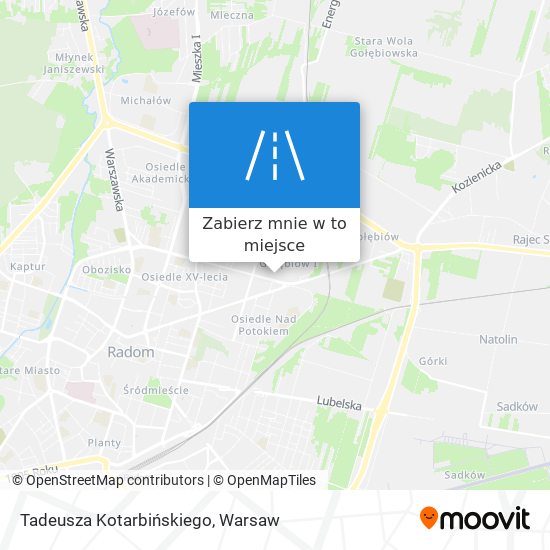 Mapa Tadeusza Kotarbińskiego