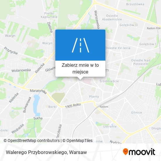 Mapa Walerego Przyborowskiego