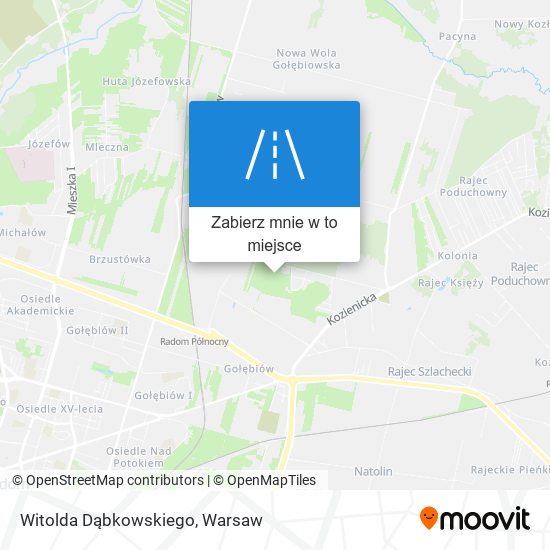 Mapa Witolda Dąbkowskiego