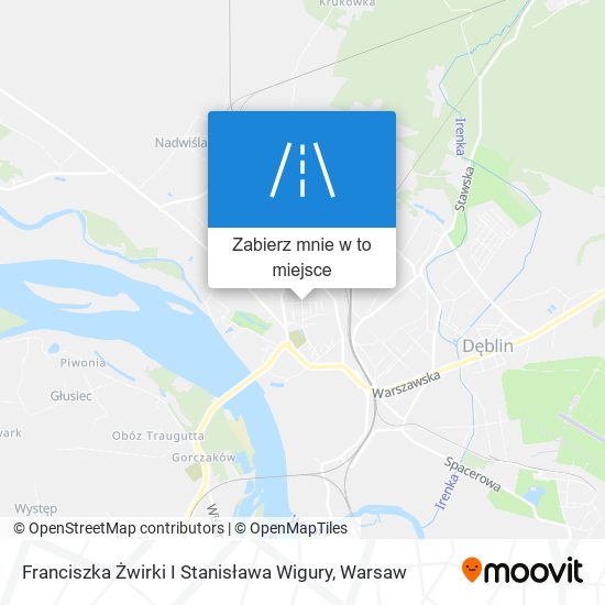 Mapa Franciszka Żwirki I Stanisława Wigury