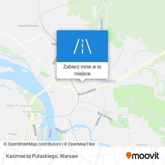 Mapa Kazimierza Pułaskiego