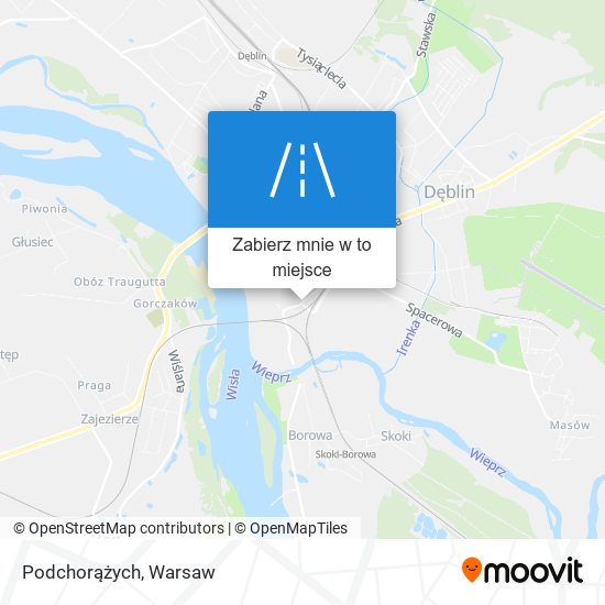 Mapa Podchorążych