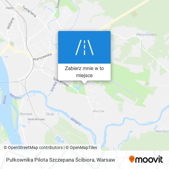 Mapa Pułkownika Pilota Szczepana Ścibiora