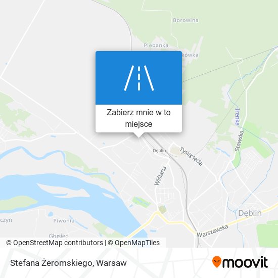 Mapa Stefana Żeromskiego