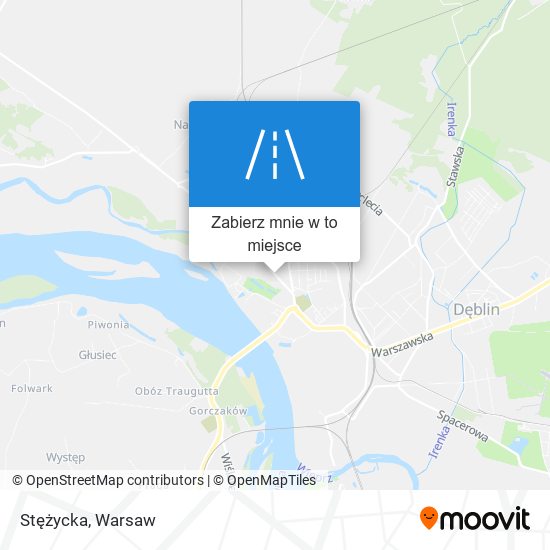 Mapa Stężycka