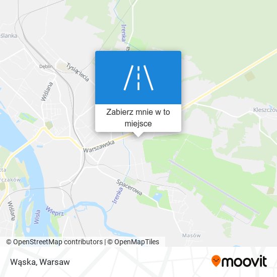 Mapa Wąska