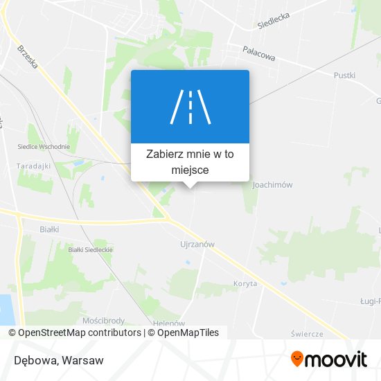 Mapa Dębowa