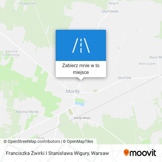 Mapa Franciszka Żwirki I Stanisława Wigury