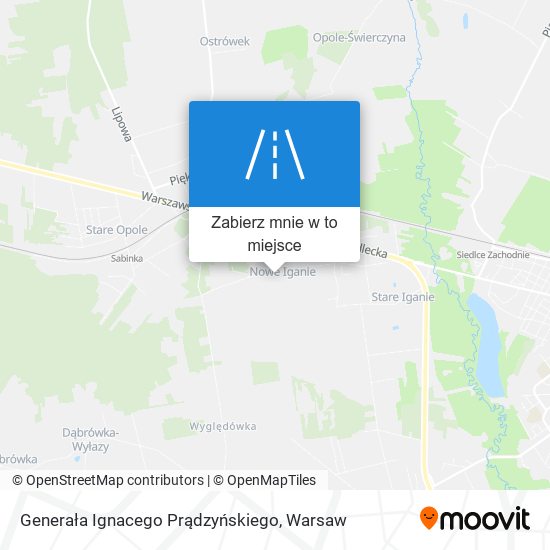 Mapa Generała Ignacego Prądzyńskiego