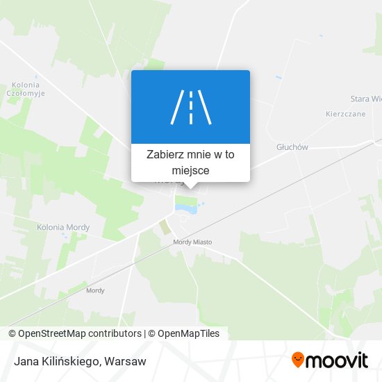 Mapa Jana Kilińskiego