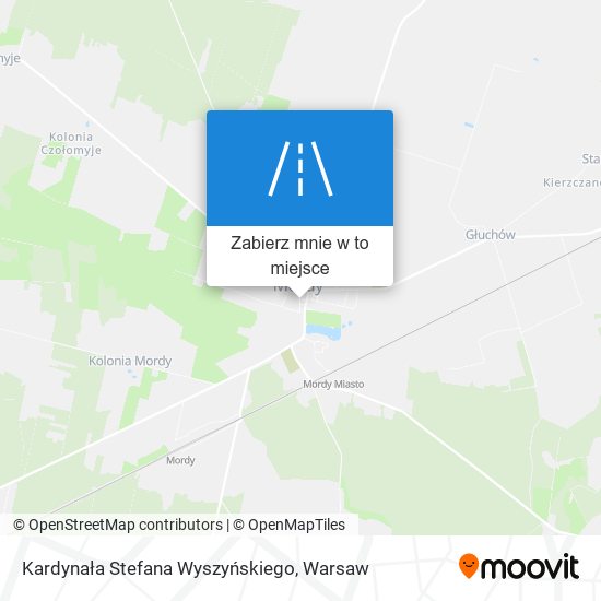 Mapa Kardynała Stefana Wyszyńskiego