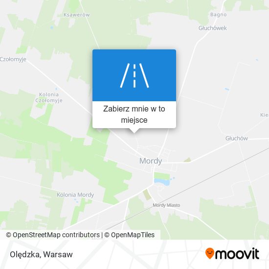 Mapa Olędzka