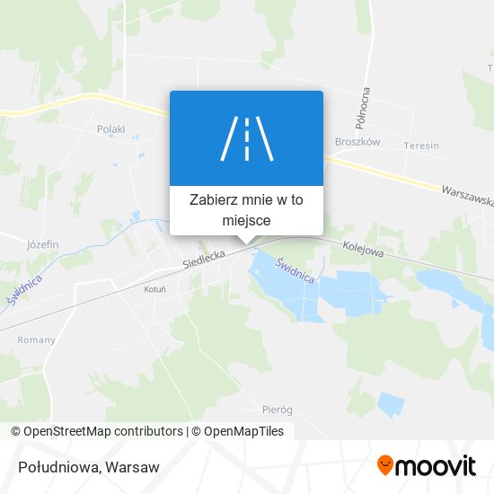 Mapa Południowa