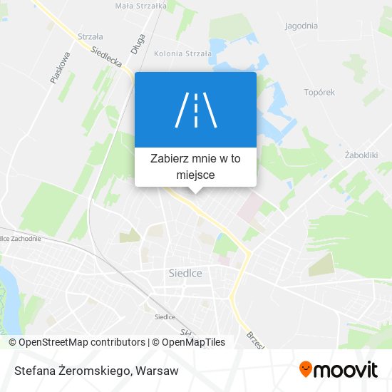 Mapa Stefana Żeromskiego