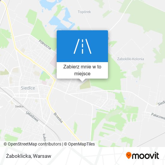 Mapa Żaboklicka