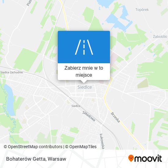 Mapa Bohaterów Getta