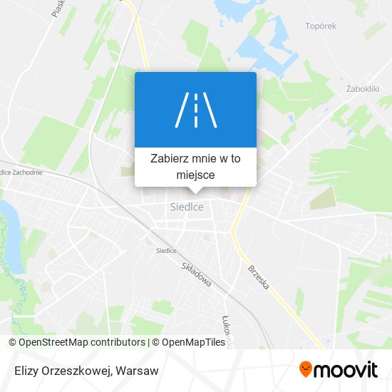 Mapa Elizy Orzeszkowej