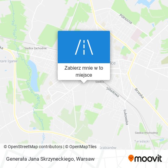 Mapa Generała Jana Skrzyneckiego