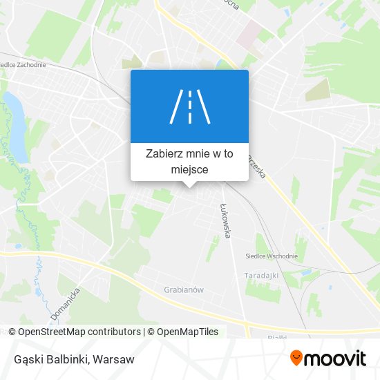 Mapa Gąski Balbinki