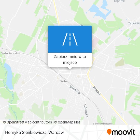 Mapa Henryka Sienkiewicza