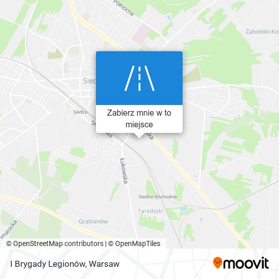 Mapa I Brygady Legionów