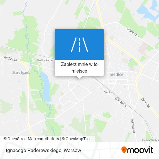 Mapa Ignacego Paderewskiego