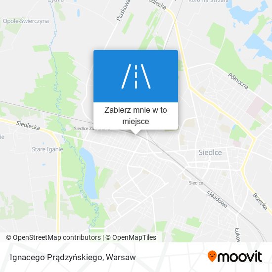 Mapa Ignacego Prądzyńskiego