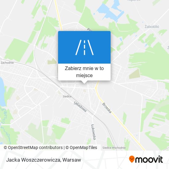 Mapa Jacka Woszczerowicza