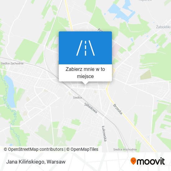 Mapa Jana Kilińskiego