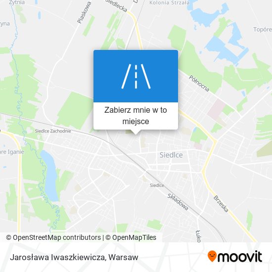 Mapa Jarosława Iwaszkiewicza