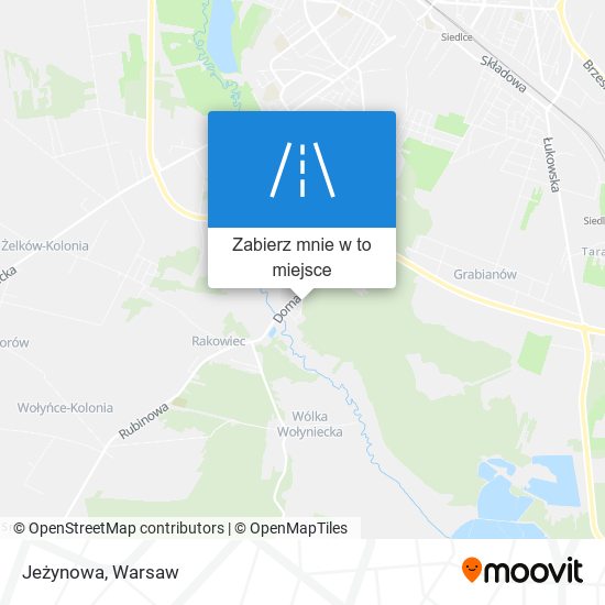 Mapa Jeżynowa