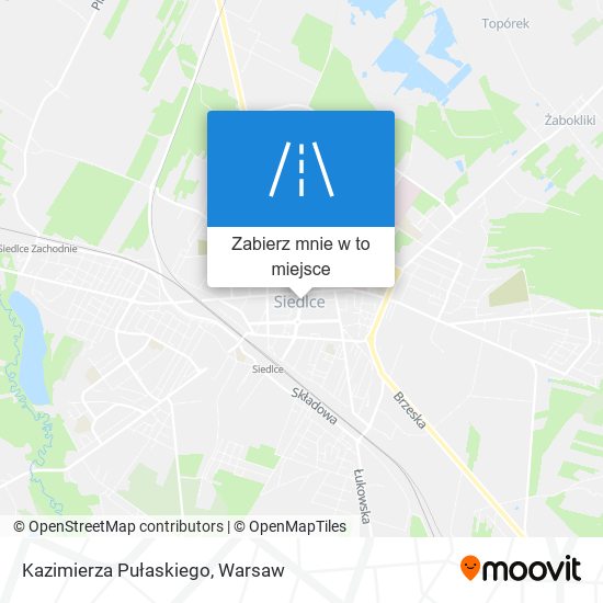 Mapa Kazimierza Pułaskiego