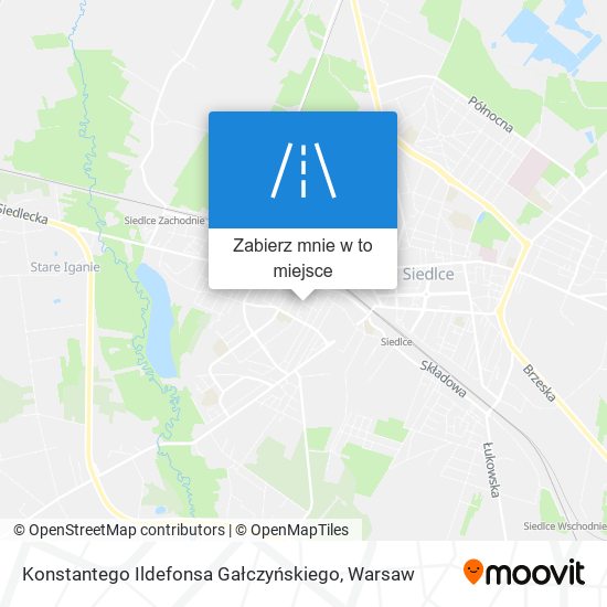 Mapa Konstantego Ildefonsa Gałczyńskiego