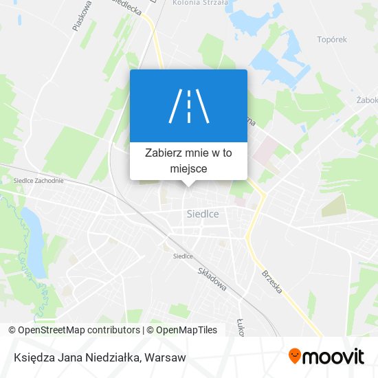 Mapa Księdza Jana Niedziałka