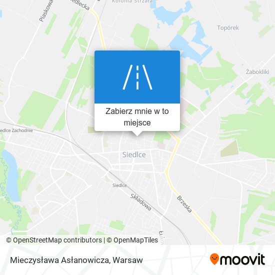 Mapa Mieczysława Asłanowicza