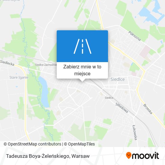 Mapa Tadeusza Boya-Żeleńskiego