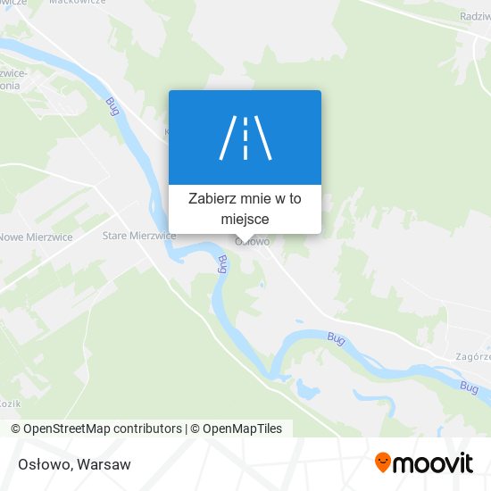 Mapa Osłowo