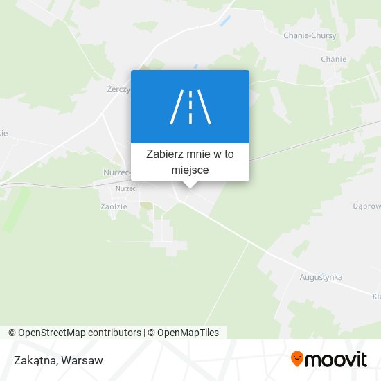 Mapa Zakątna