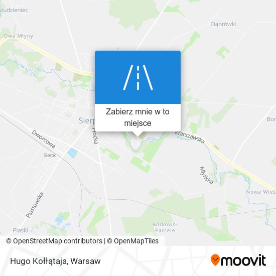 Mapa Hugo Kołłątaja