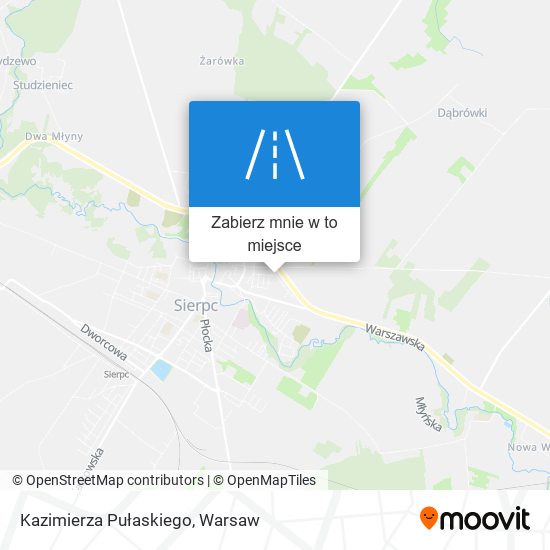 Mapa Kazimierza Pułaskiego