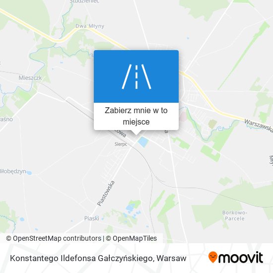 Mapa Konstantego Ildefonsa Gałczyńskiego