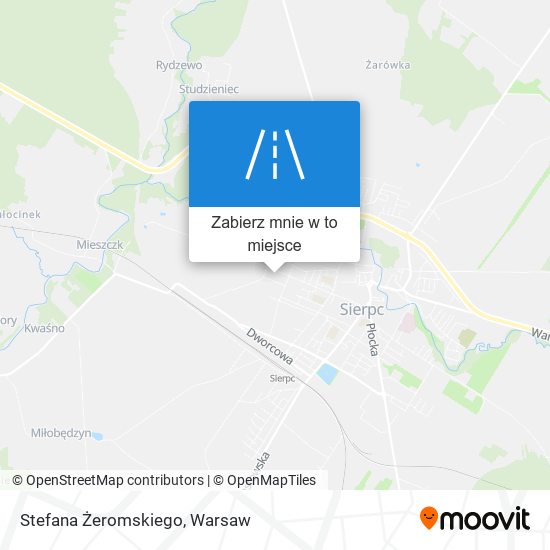 Mapa Stefana Żeromskiego