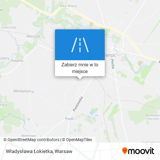 Mapa Władysława Łokietka