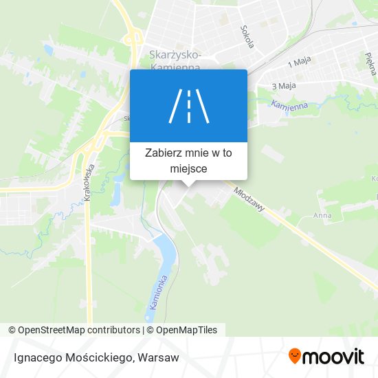 Mapa Ignacego Mościckiego