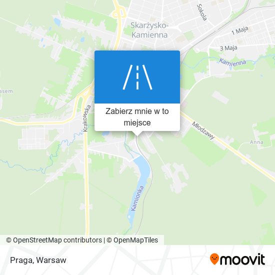 Mapa Praga