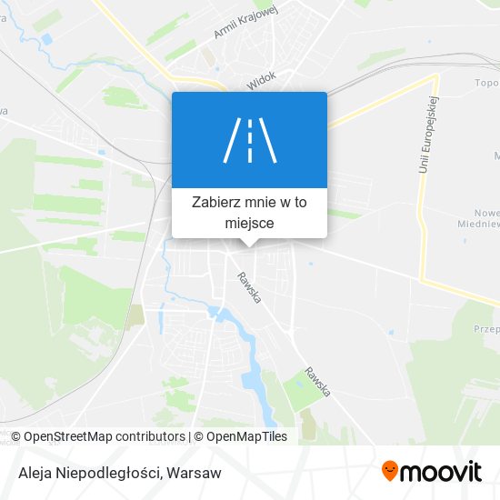 Mapa Aleja Niepodległości