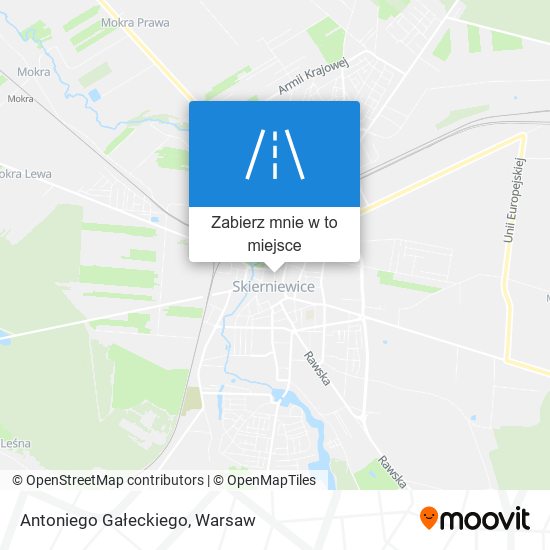 Mapa Antoniego Gałeckiego