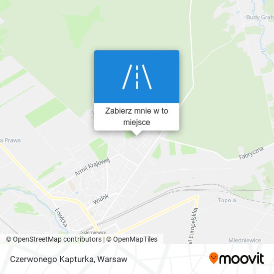 Mapa Czerwonego Kapturka